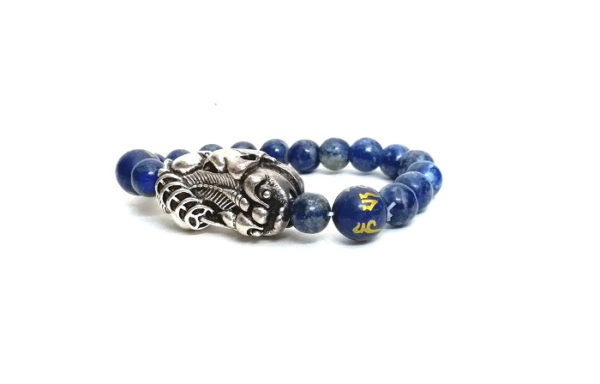PI YAO Lapis Lazuli (PI XIU) Stretchable 10 MM Bracelet - Image 2