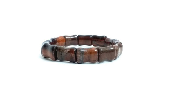 RED Tiger Eye HIGH Grade Fancy Stretch Bracelet - Image 2