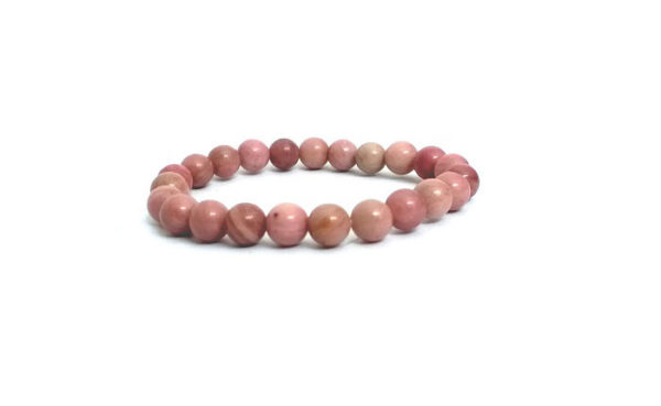 Rhodochrosite HIGH Grade 8 MM Stretch Bracelet - Image 2