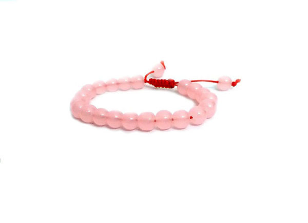 Rose Quartz 8 MM Adjustable Bracelet