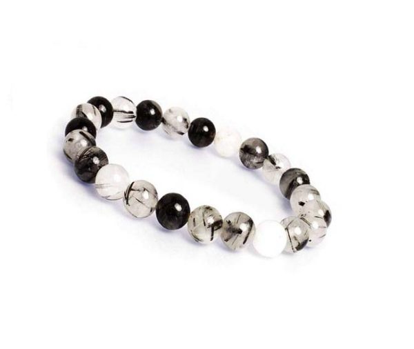  Rutilated Quartz 8 mm Stretch Power Bracelet - Image 2