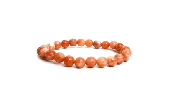 Sun Stone Healing 8 MM Stretch Bracelet - Image 2