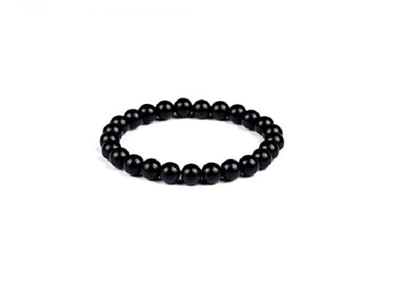 Black Onyx Stretch Bracelet 10 MM