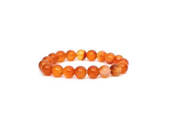 Carnelian Power Stretch Bracelet 10 MM