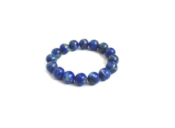 Lapis Lazuli Power 12 Mm Stretch Bracelet