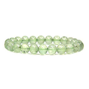 Natural Prehnite 8 Mm Stretch Bracelet