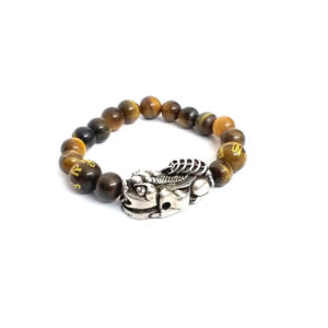 Pi Yao Tiger Eye Pi xiu Stretchable 10 mm Bracelet