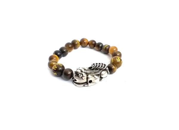 Pi Yao Tiger Eye Pi xiu Stretchable 10 mm Bracelet