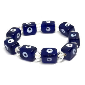 Evil Eye Box Shaped Multi Color Bracelet For Men And Women