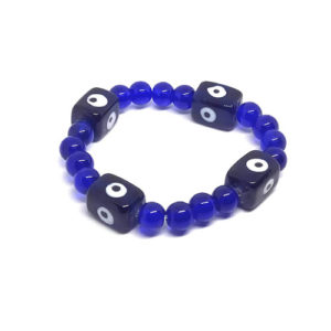 Evil Eye Box Shaped Blue Protection Bracelet For Men And Women