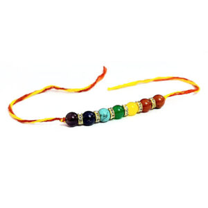 Seven Chakra Crystals Rakhi For Men And Women