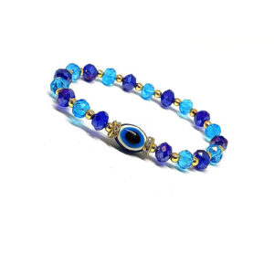 Evil Eye Oval Protection Multicolor Bracelet For Men And Women