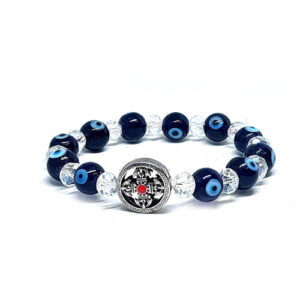 Evil Eyes Tibetan Double Dorje Lucky Charm Bracelet For Men And Women