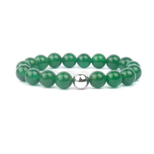 Green Aventurine Hematite Bracelet For Men & Women Reiki Healing