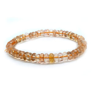 Natural Citrine High Grade Stretch Bracelet A+ Quality For Men And Women