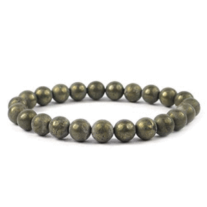 Natural Pyrite Crystal Wealth Crystal Bracelet For Men And Women
