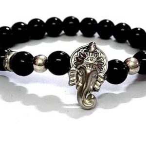 God Ganesha Shri Ganesh Ganesh Ji Black Bracelet