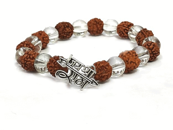 Jai Shree Raam Ji Lucky Charm Rudraksha Bracelet