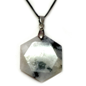 Moon Stone Crystal Star Of David Shaped Pendant For Men And Women
