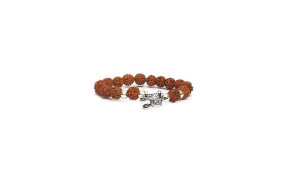 Jai Shree Raam Lucky Charm Rudraksha Bracelet