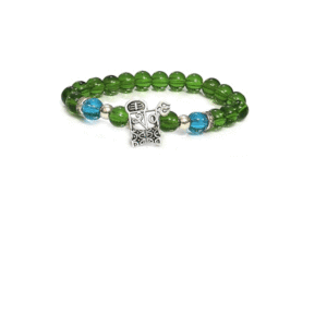 Shri Mahadev Lord God Shiv Ji Mahakaal Lucky Charm Green Crystals Bracelet