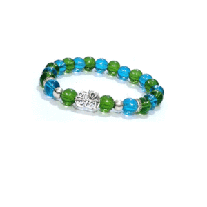 Shri Radhe Ji Multi Crystal Bracelet