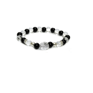 Shri Radhe Ji Crystals Stretch Lucky Charm Bracelet