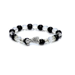 Krishna Ji Flute Crystals Stretch Bracelet