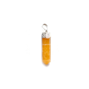Honey Yellow Calcite Crystal Pencil Shaped Crystal