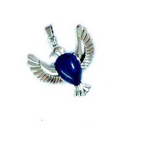 Natural Lapis Lazuli Eagle Shaped Crystal Pendant