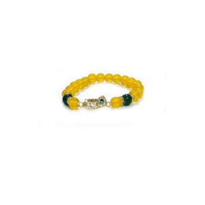 Shri Krishna Ji Lucky Auspicious Lucky Charm Yellow Crystals Bracelet