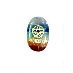 Protection Angelic Zibu Symbol Numbers Engraved Natural Chakra Faith Pocket Crystals