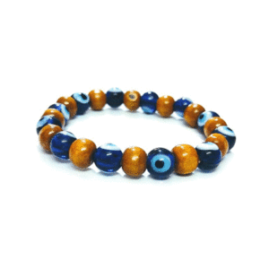 Evil Eye Lucky Charms Wood bracelet For Men And Women