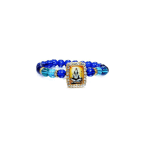 Shiv Ji Mahadev Blue Crystal Bracelet For Men and Women
