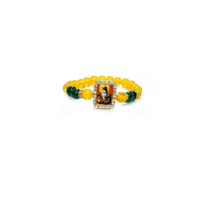 Shiv Ji Bholenath Yellow Crystal Bracelet For Men and Women