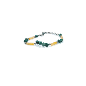 Natural Green Aventurine And Citrine Adjustable Bracelet For Men & Women Reiki Healing