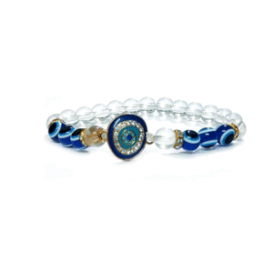 Evil eye Protection Lucky Charm White Bracelet