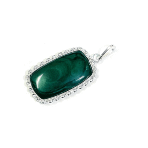 Natural Certified Malachite Crystal Pendant