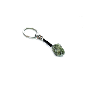 Natural Pyrite Raw Rough Crystals Key Chain Key Ring
