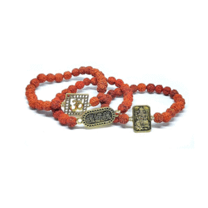Set Of 3 Natural Rudraksh Lucky Charms Bracelets For Men And Women