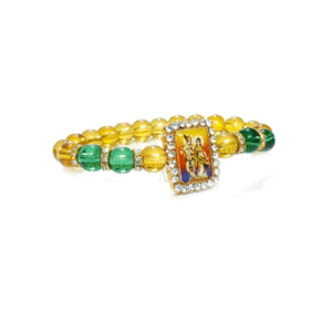 Shri Radhe Krishna Ji Jircon Finished Lucky Charms Multi bracelet