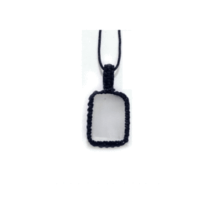 Natural White Selenite Crystal Thread Cage pendant For Men And Women