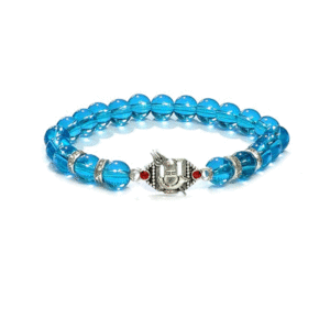 Shivling Shiv ji Blessings Blue Bracelet Lucky Charm Bracelet
