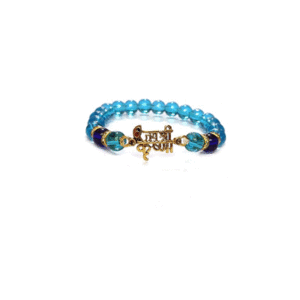 Jai Shree Krishna Krishna Ji Blessings T Blue Bracelet Lucky Charm Bracelet