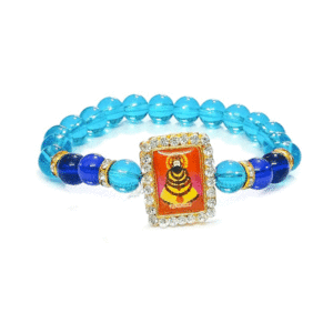 Shri Khatu Shyam Ji Blessings Blue Bracelet Lucky Charm Bracelet