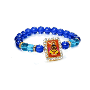 Shri Khatu Shyam Ji Blessings D Blue Bracelet Lucky Charm Bracelet