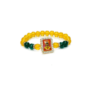 Shri Khatu Shyam Ji Blessings Yellow Bracelet Lucky Charm Bracelet