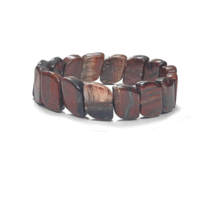 Natural Red Tiger Eye Fancy Shaped Lucky Charm Bracelet