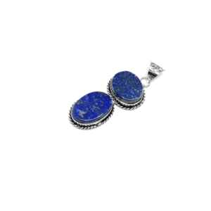 Natural Lapis Lazuli Crystal Big Size Oval Pendant
