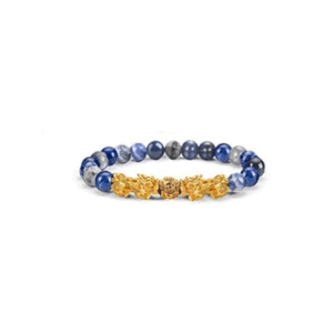 Feng Shui Tibetan Pi Yao Pi Xiu Natural Lapis Lazuli CBraceletrystal